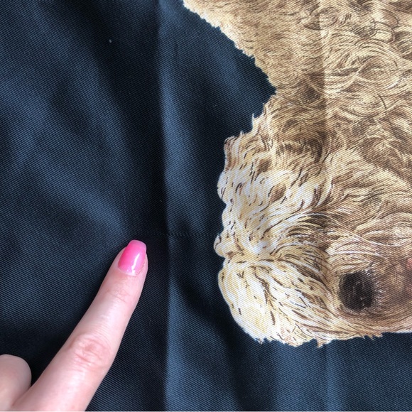 VNTG SYMPHONY Scarf “My Dogs Play with Puppies”-Italy 34x34” - Picture 5 of 12